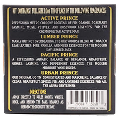 BushKlawz Premium Prince travel tin fits gym bag or briefcase.