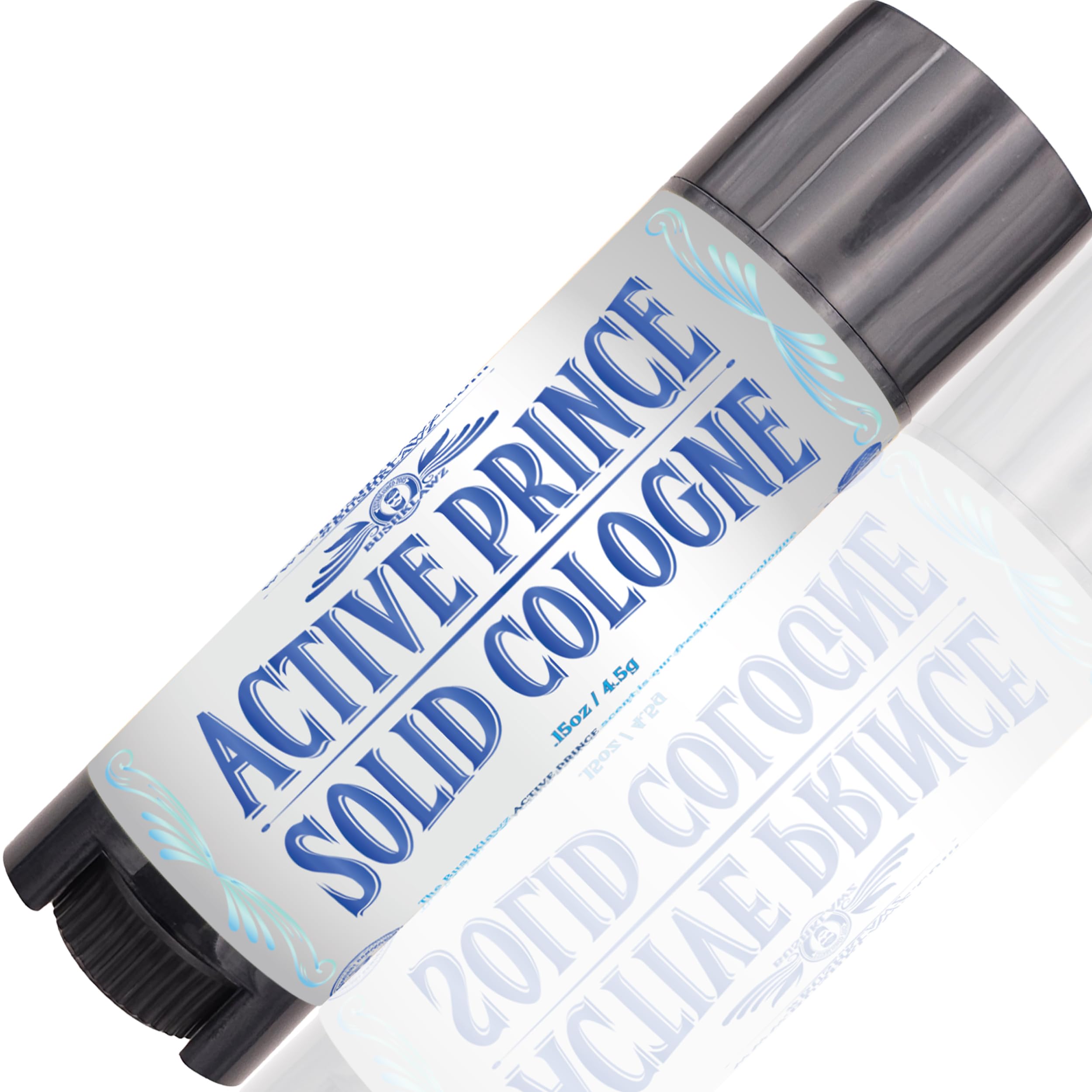 BushKlawz Urban Prince solid cologne stick for city-smart sophistication.