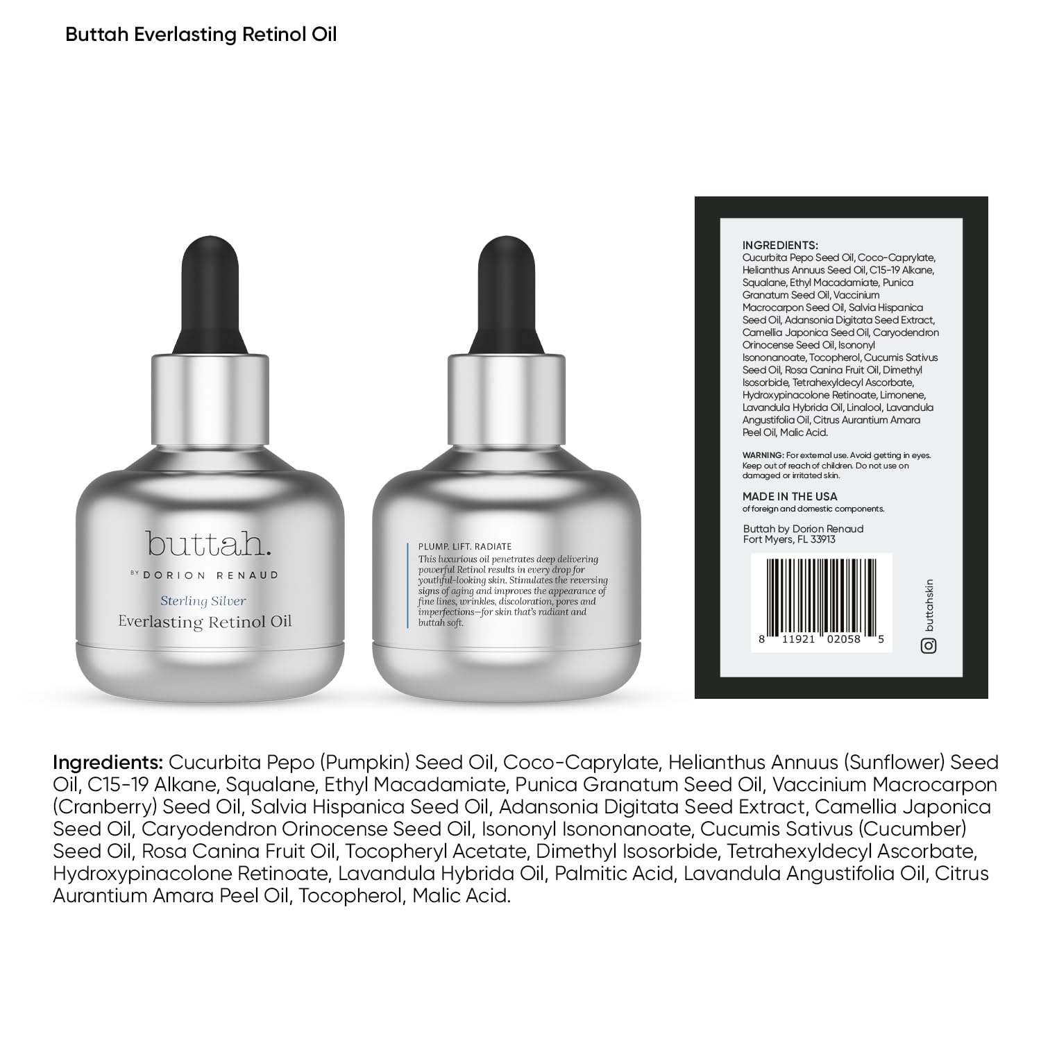Buttah Awakening Eye Cream tube ready for brightening under-eye use