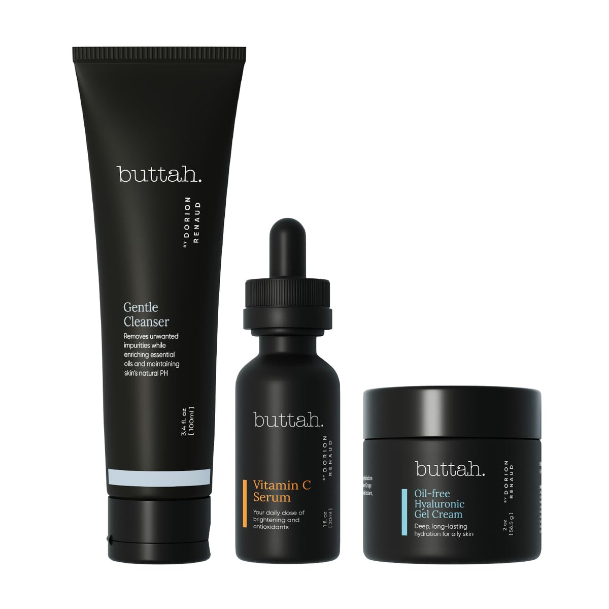 Buttah Skin by Dorion Renaud oil-free gel cream bottle delivering lightweight, long-lasting hydration for oily or combination skin