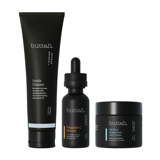 Buttah Skin by Dorion Renaud oil-free gel cream bottle delivering lightweight, long-lasting hydration for oily or combination skin