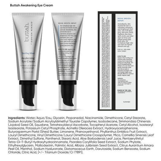 Buttah Eye Cream — texture swirl illustrating luxurious, fast-absorbing formula