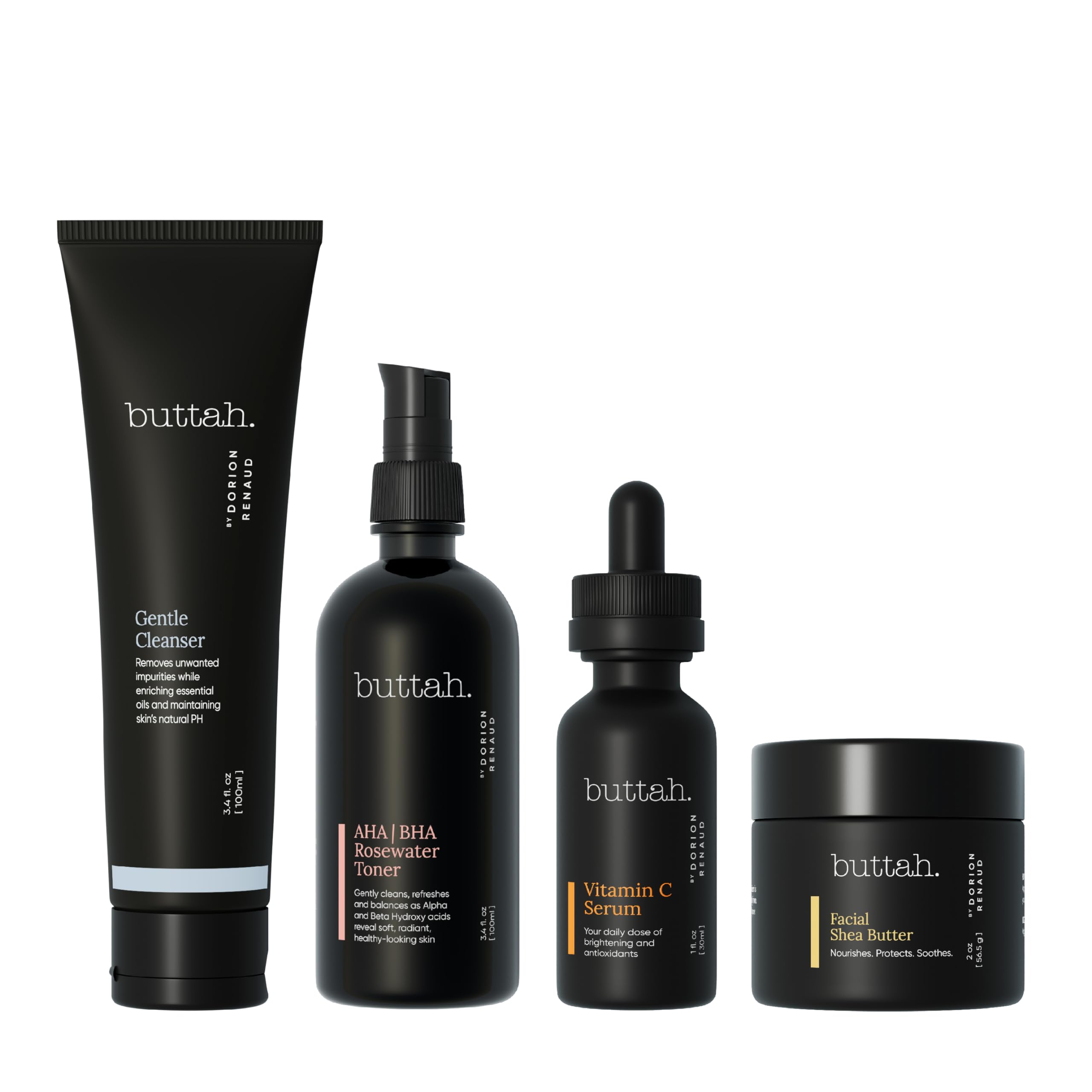 buttah front packaging showing full Supreme Kit and product labels for routine clarity