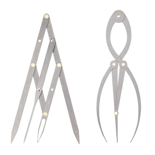 Buulea 3-point positioning brow caliper for symmetry