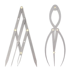 Buulea 3-point positioning brow caliper for symmetry