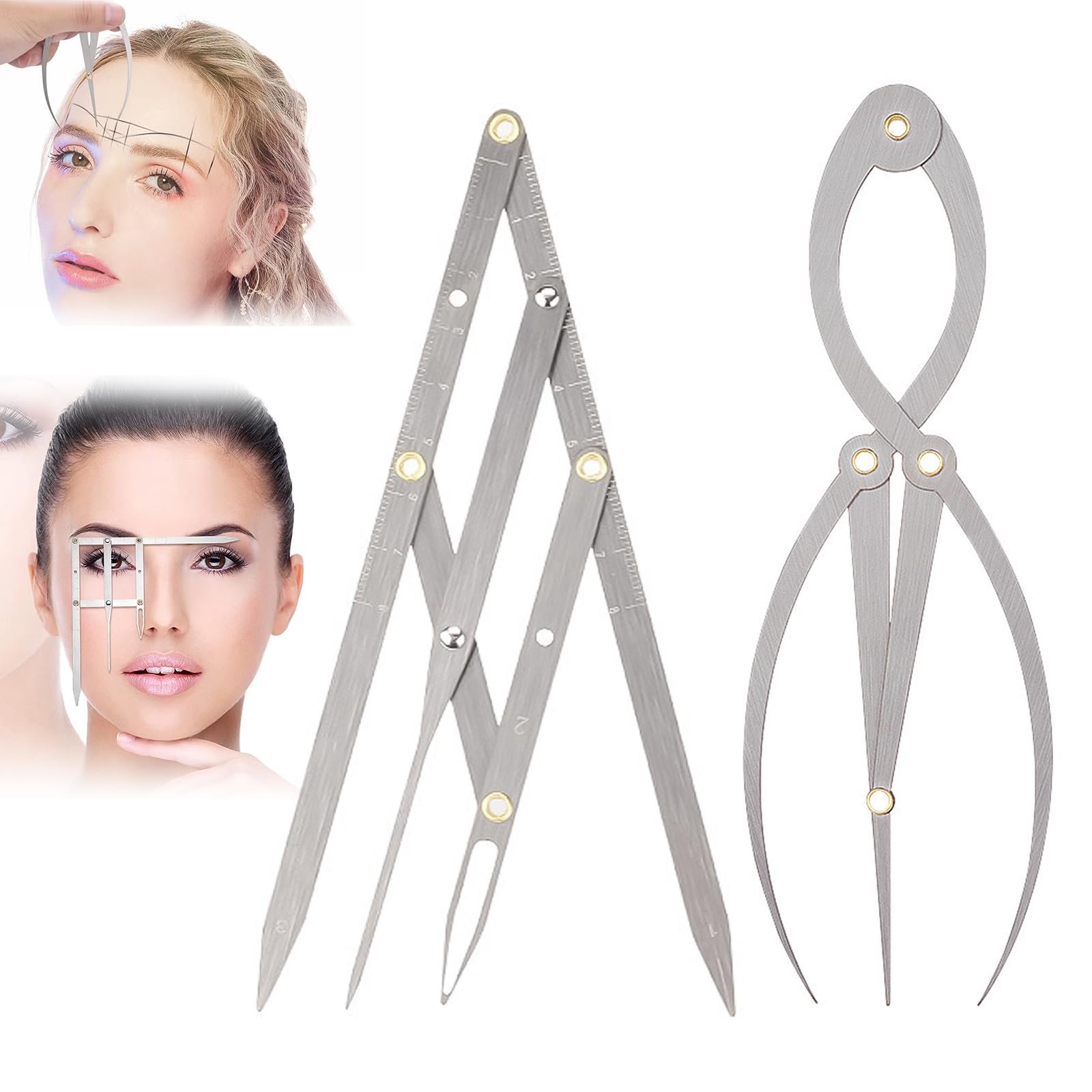 Buulea isosceles triangle brow mapping guides precise placement