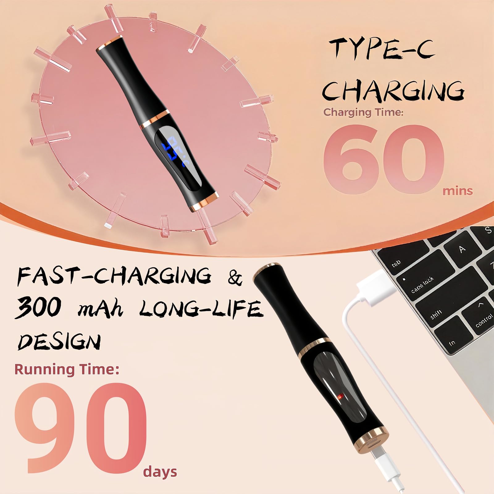 BUV compact curler fits in purse for quick touch-ups.