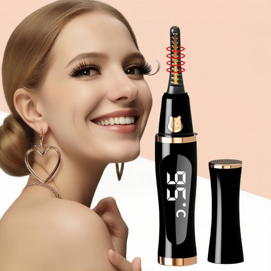 BUV heated eyelash curler heating up quickly to boost lash lift.