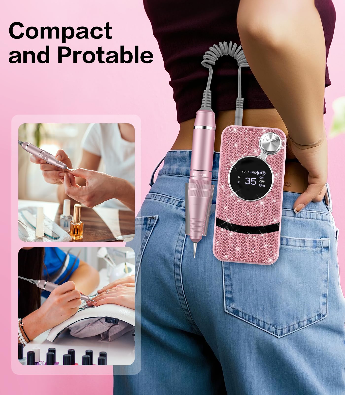 Buways luxury gift-packaging makes this nail drill a premium present.