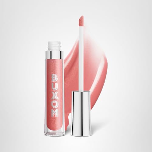 Dusty Rose with Golden Shimmer BUXOM gloss display