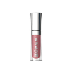 Buxom Full-On Dolly Mini True Mauve Shimmer swatch with plumping shine.