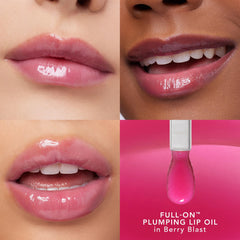 Buxom Berry Blast applicator hugs lips for precise, even gloss application.