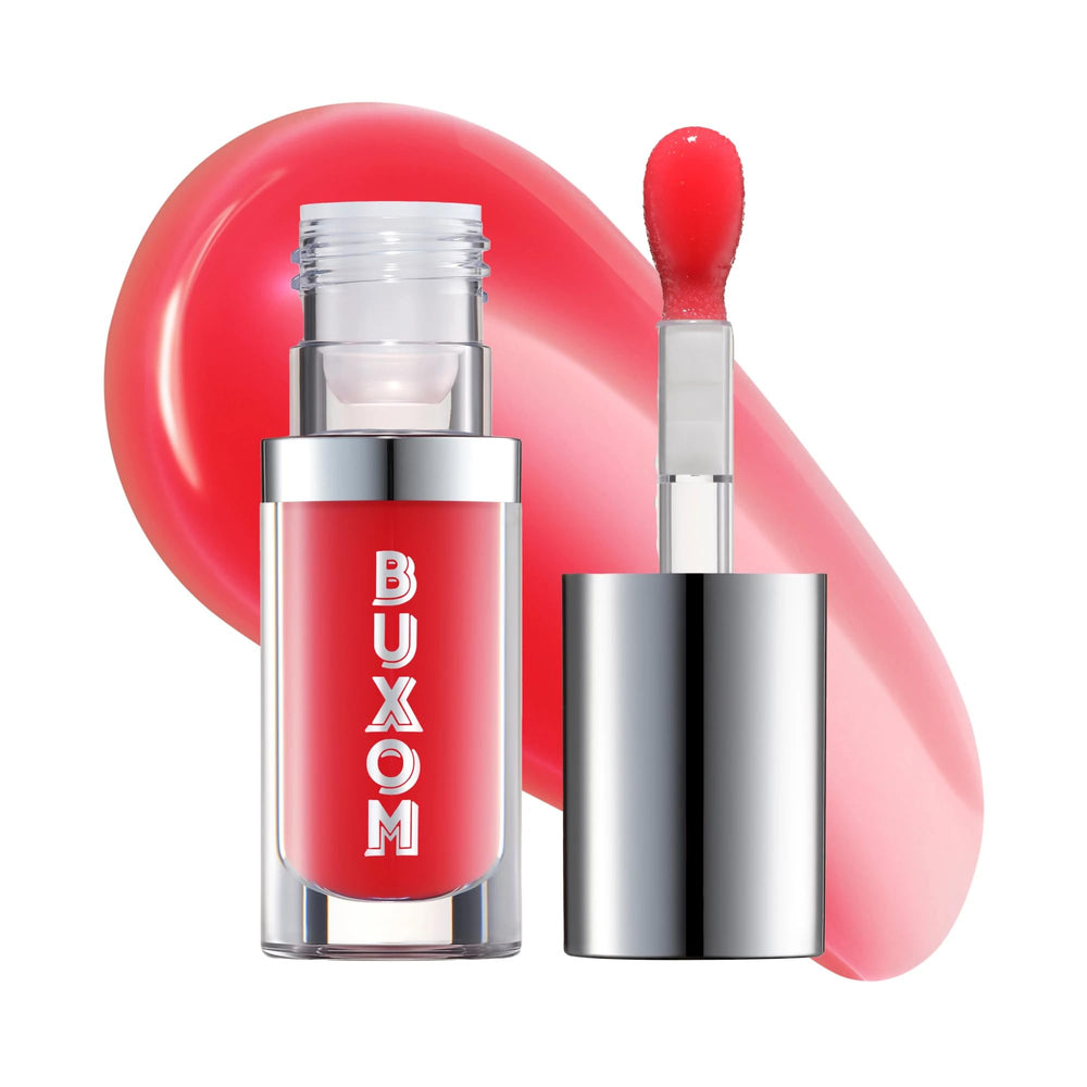 Buxom Cherry Flip lip oil tube delivering instant shine and hydration