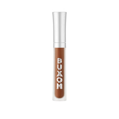 BUXOM After Hours lip color layered for vibrant shade with matte-blur effect.