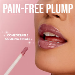 Buxom Full-On Lip Polish Nude Beige Glow delivers a soft, luminous tint with smooth finish.