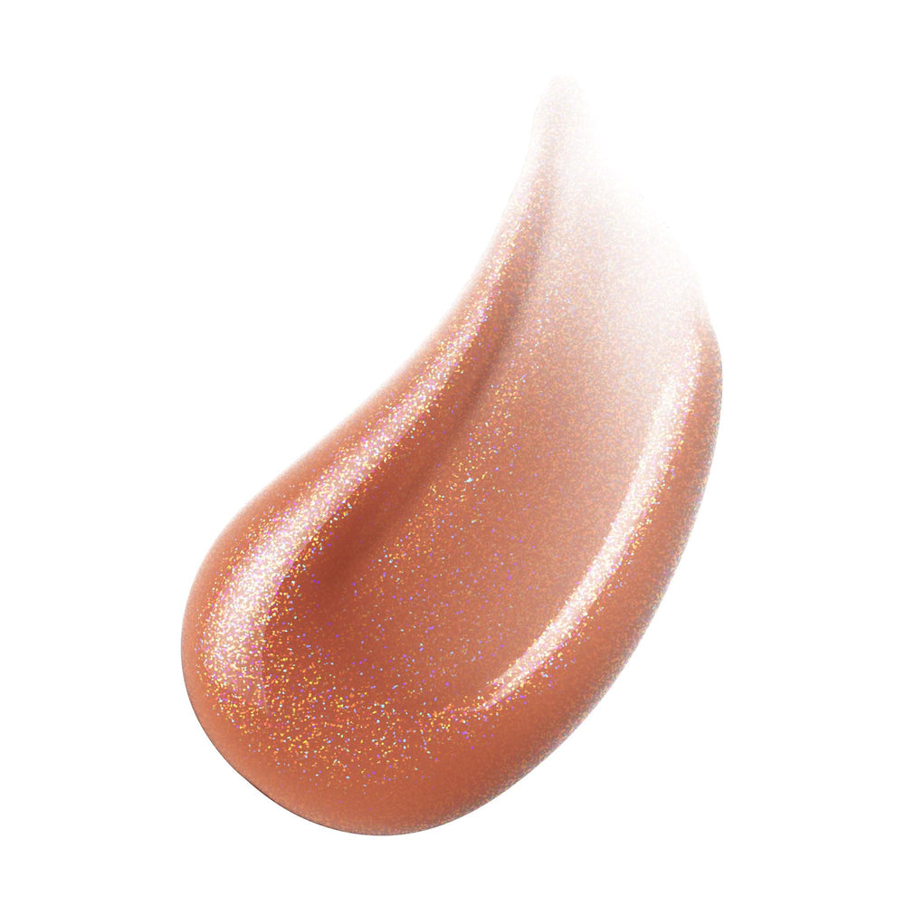 Sarina nude-brown gloss delivers a gentle tingle and visible fullness