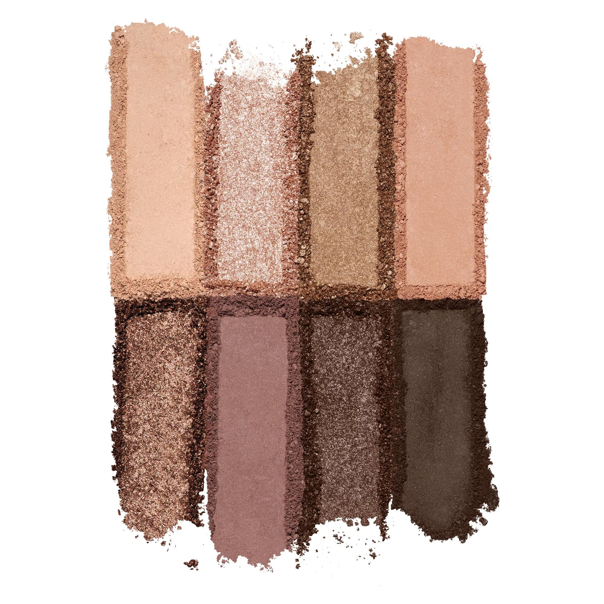 Buxom Iconic Nudes matte swatches show rich, crease-free color.