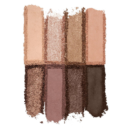 Buxom Iconic Nudes matte swatches show rich, crease-free color.