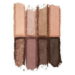 Buxom Iconic Nudes matte swatches show rich, crease-free color.