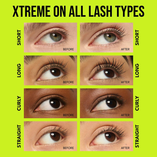 BUXOM Lash Xtension Lift mascara tubing formula applied for long-lasting wear