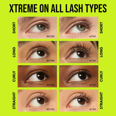 BUXOM Lash Xtension Lift mascara tubing formula applied for long-lasting wear