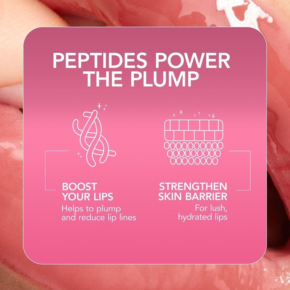 Buxom Plump Shot cooling tingle effect on lips.