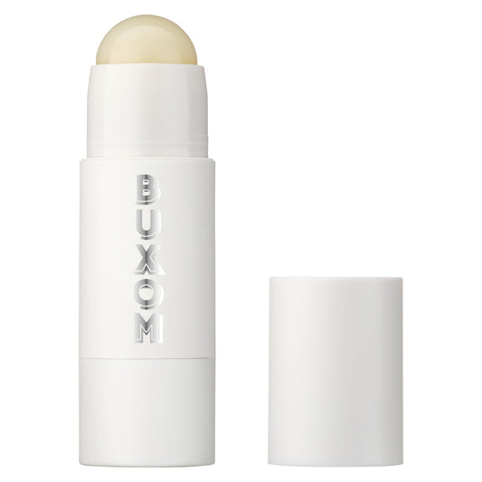 BUXOM Power-Full Plump Lip Balm jar with clear shine and hydration