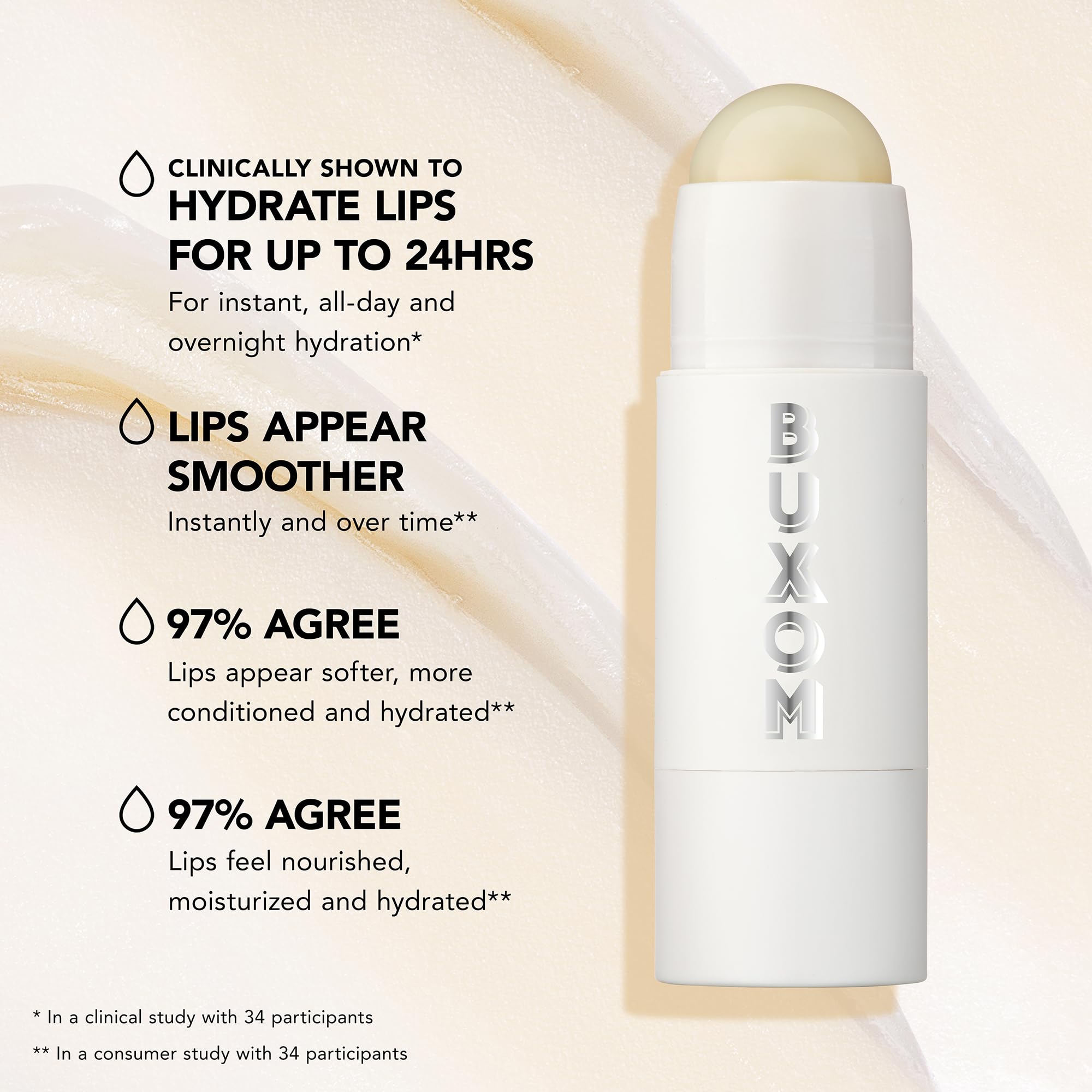 Pair BUXOM balm with Power-Full Lip Scrub for enhanced exfoliation