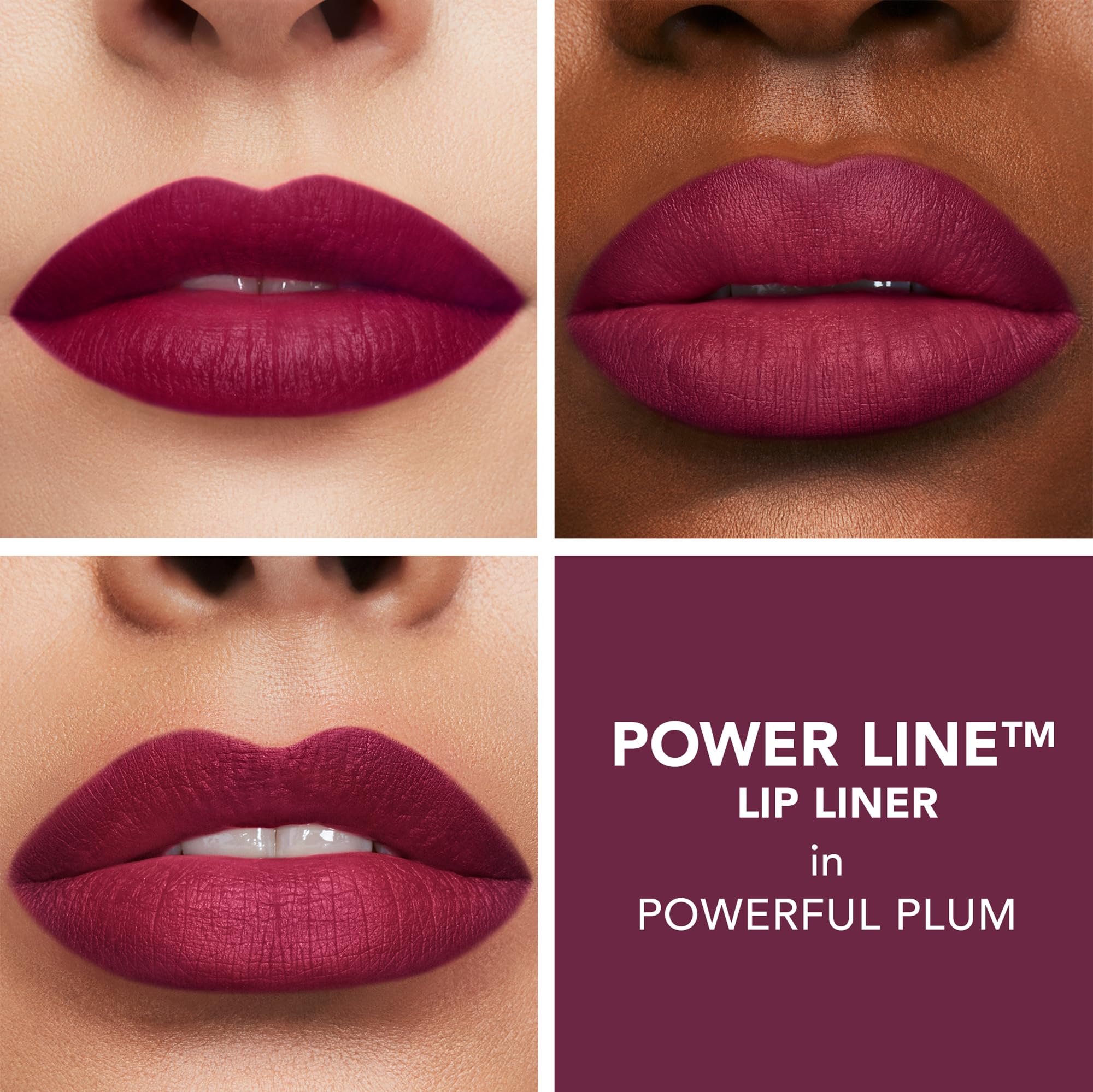 BUXOM Power Line matte finish provides all-day waterproof color.