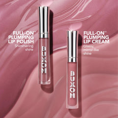 Application-ready shot showing creamy, tingling lip cream on lips