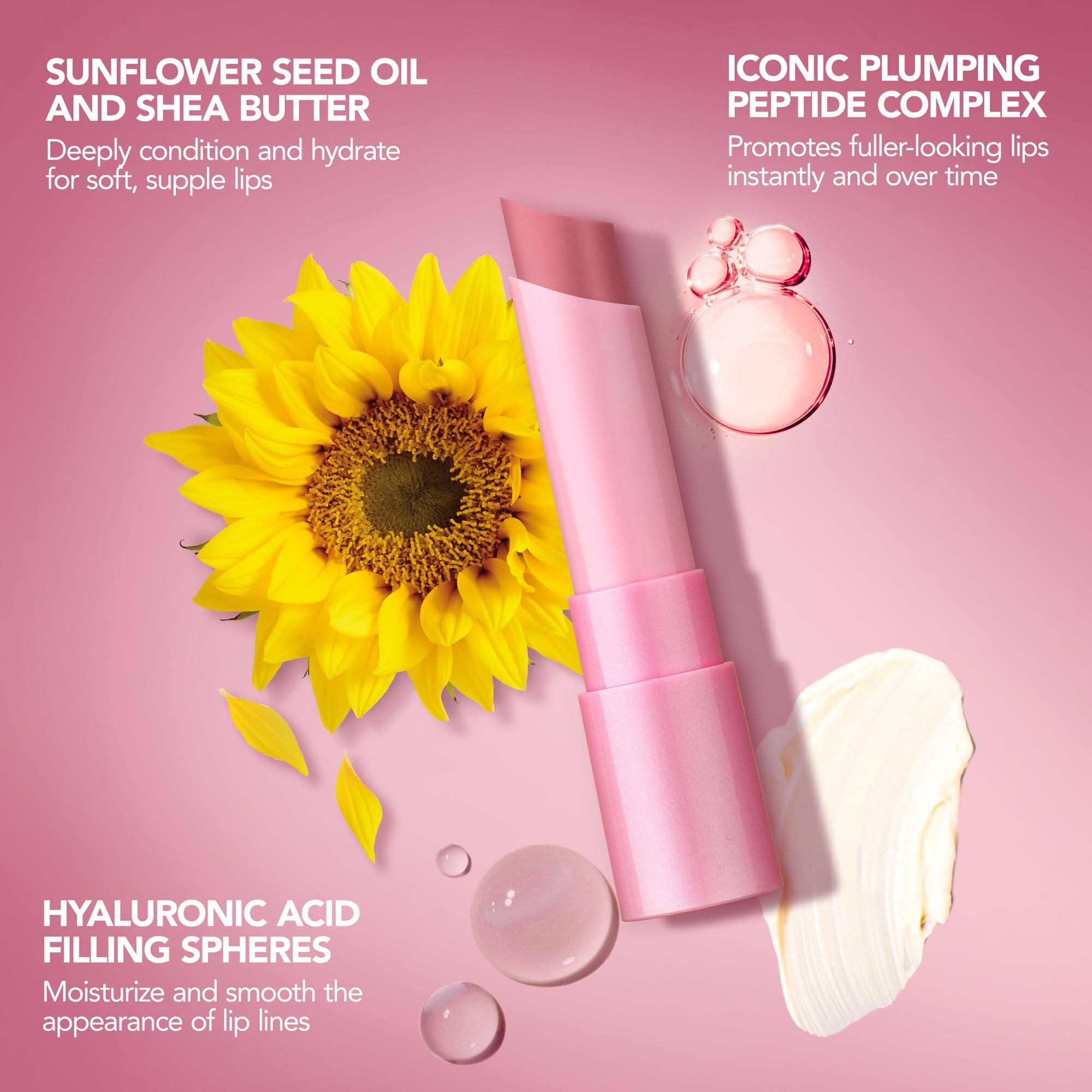 Buxom shea butter and sunflower oil conditioning balm texture