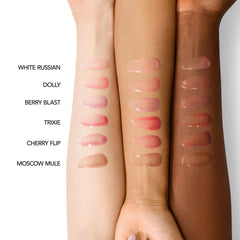 Buxom Trixie plush doe-foot applicator ensures smooth, even application