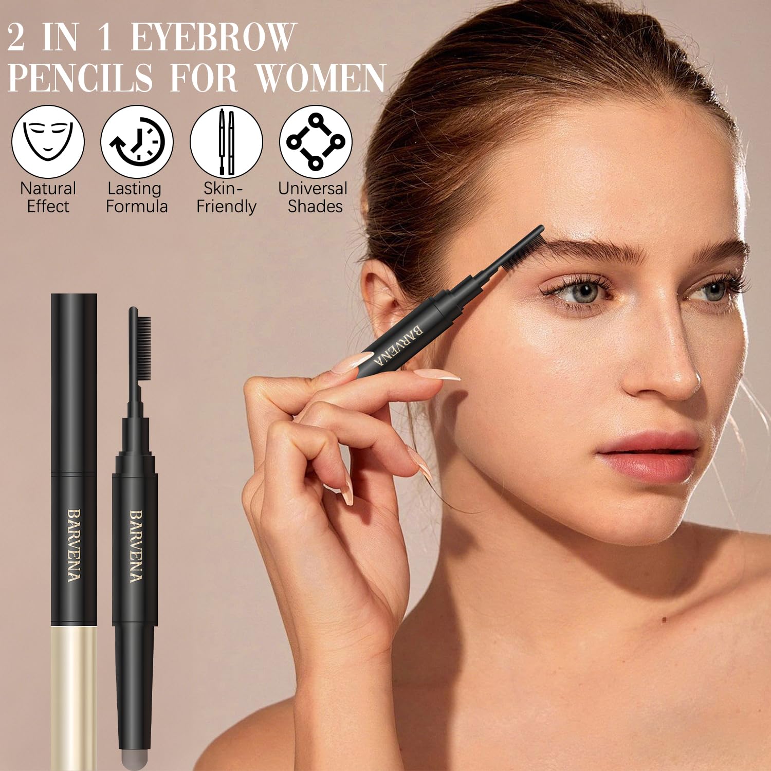 BuyiHoen eyebrow lifting wax stick packaging highlights portable on-the-go design.