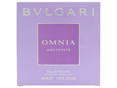 BVLGARI Omnia Amethyste close-up, spritz nozzle hints at easy application.