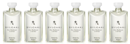 BVLGARI White Tea au the blanc shampoo front view, unisex scent for daily use
