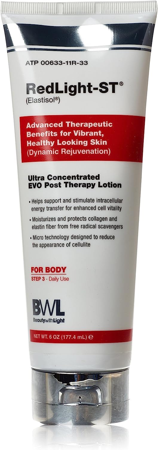 BWL RedLight-ST EVO post-therapy lotion bottle for targeted skin relief and easy application.