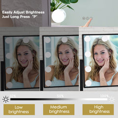 BWLLNI LED bulbs deliver natural, adjustable color temperature for makeup.