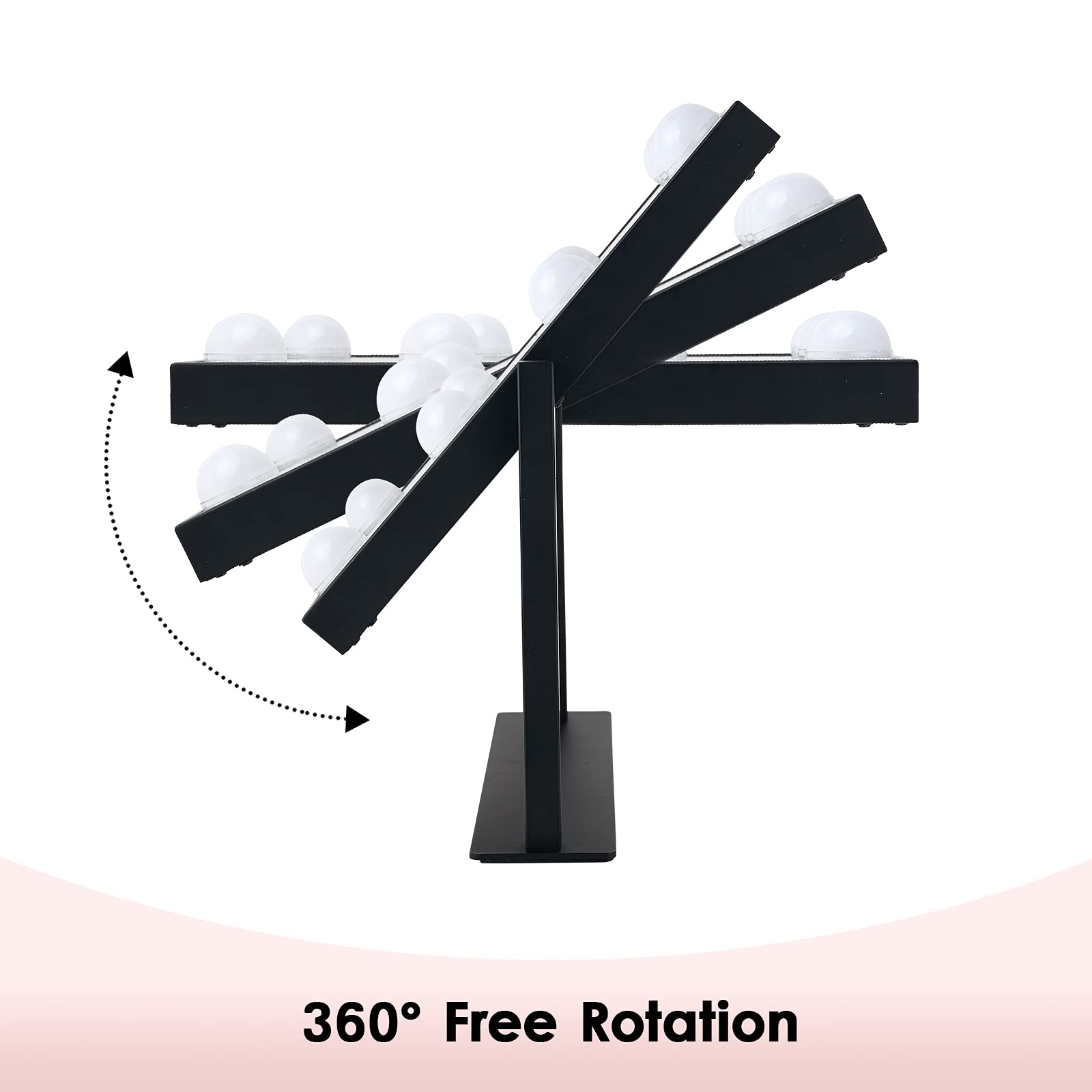 BWLLNI sturdy metal frame provides durable tabletop support.