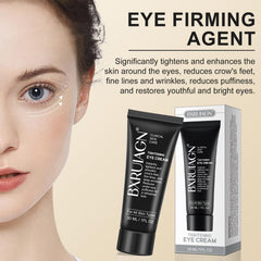 BXRUIAGN Instant Eye Tightener cream tube highlights smooth texture ideal for daily under-eye care.