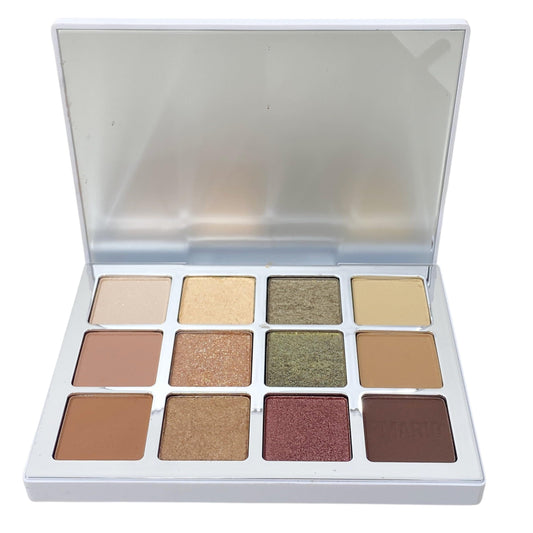BY MARIO Ethereal Eyes Nature swatches in peach champagne for a soft glow