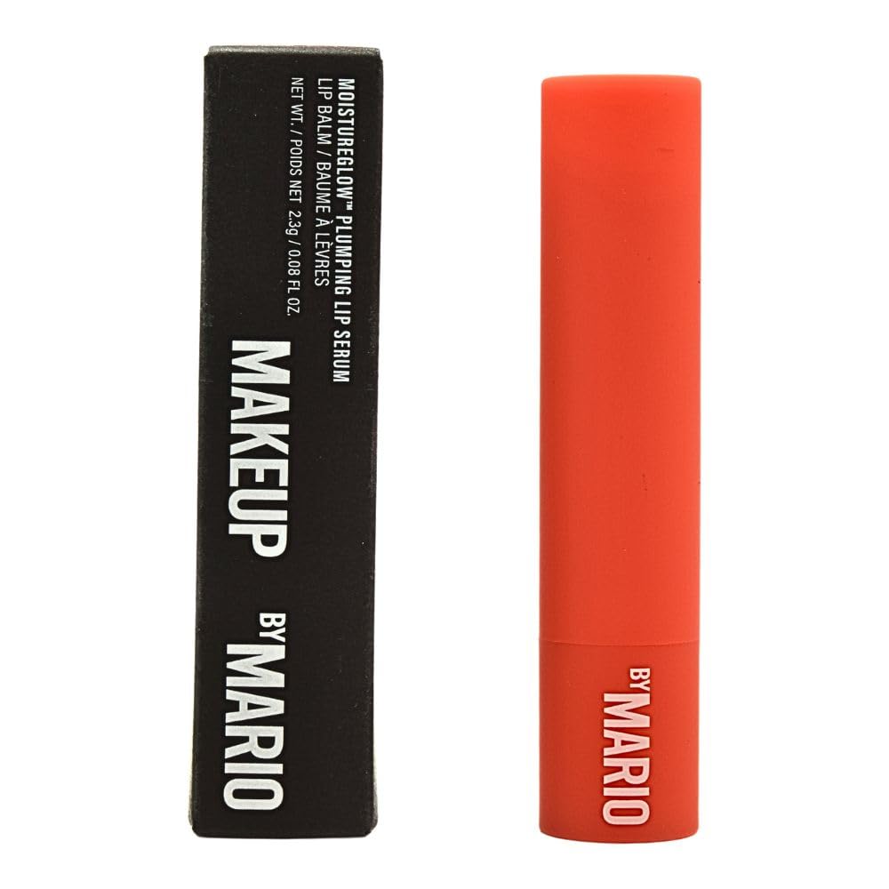 BY MARIO MoistureGlow Lip Serum in Tangerine Glow applies smoothly for hydrating color