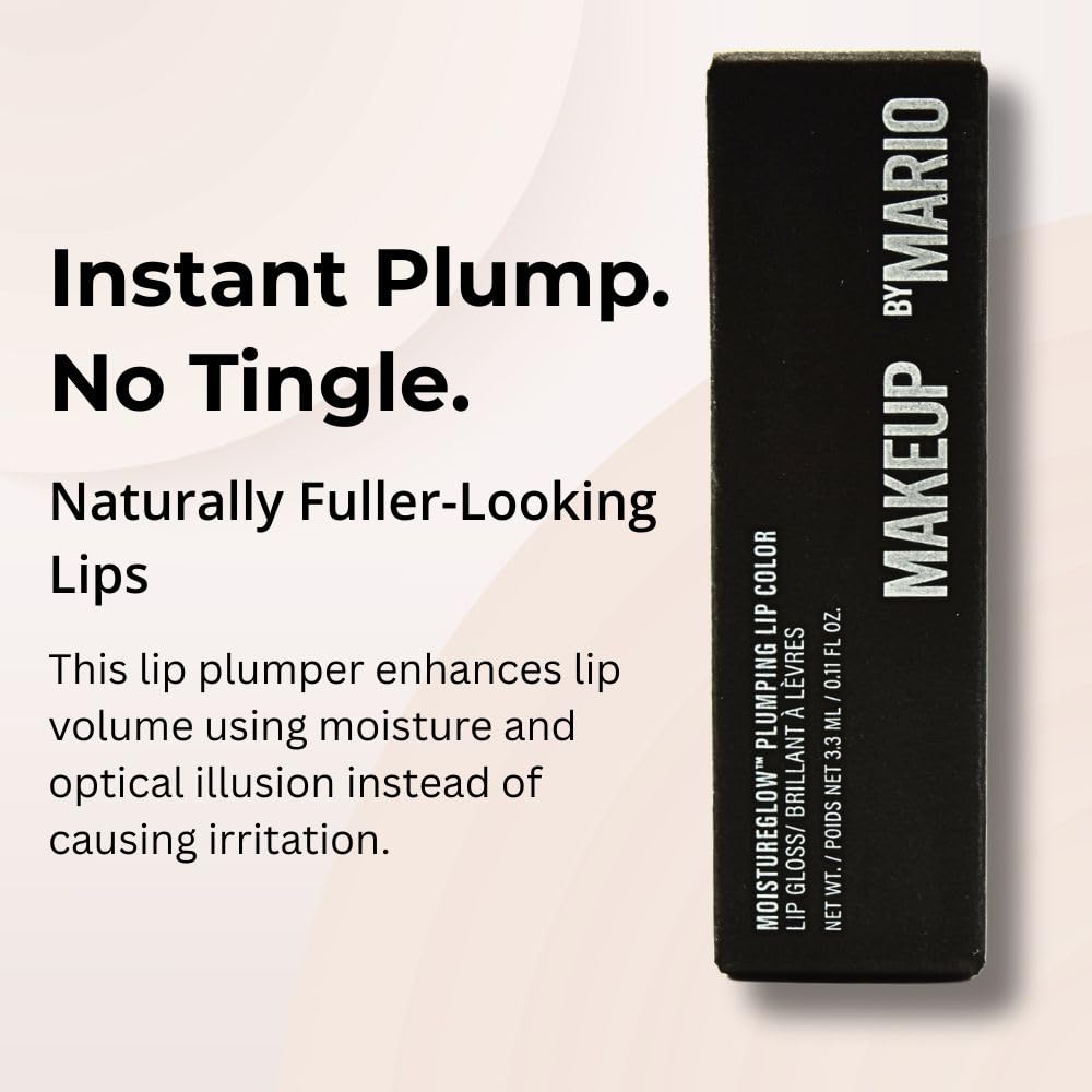 BY MARIO MoistureGlow finish shines with a smooth, non-sticky feel.