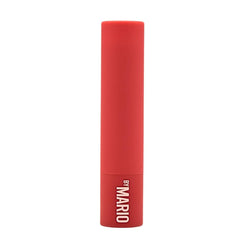 BY MARIO MoistureGlow Strawberry Glow swatch delivers hydrating color with a light gloss.