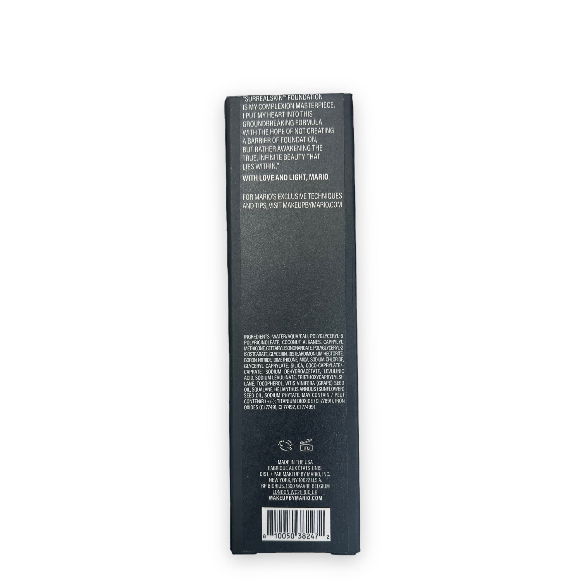 BY MARIO SurrealSkin 16C applied blend supports even tone.