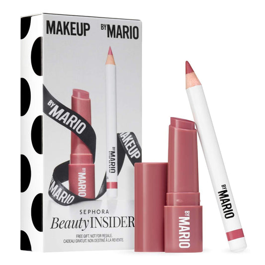 BY MARIO Ultra Suede lip pencil in Rich Mauve adds precise definition with a velvet finish.