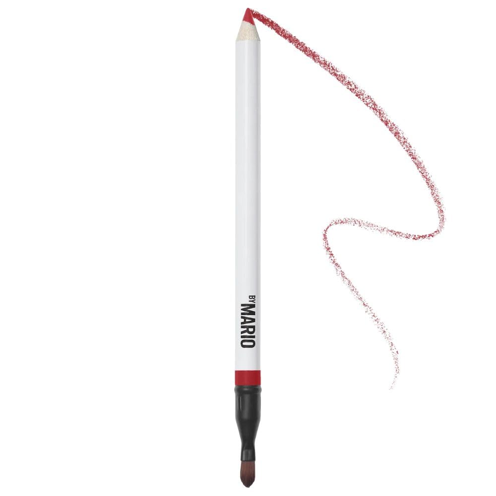 BY MARIO Ultra Suede Lip Pencil packaging with premium design and easy grip.