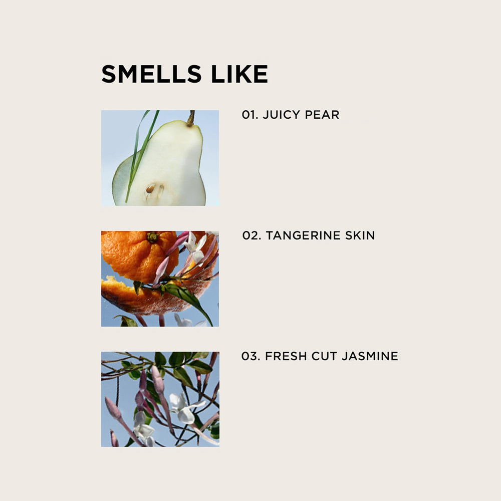 By Rosie Jane Leila Lou splash bottle highlighting fresh daytime scent