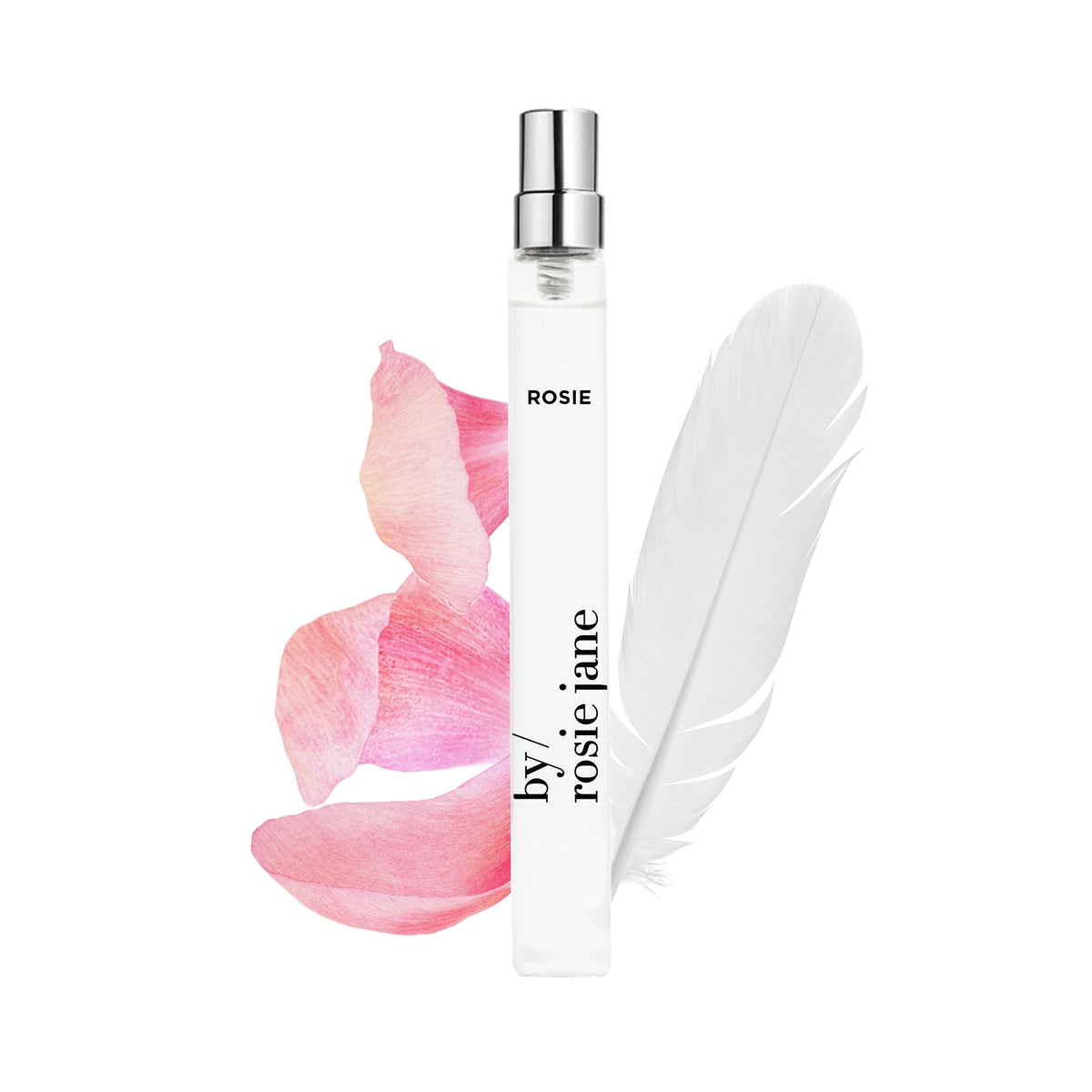 By Rosie Jane Rosie travel perfume bottle front view for on-the-go fragrance.