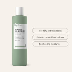 By Veira Sensitive Conditioner frizz control focus for sleek, manageable hair.