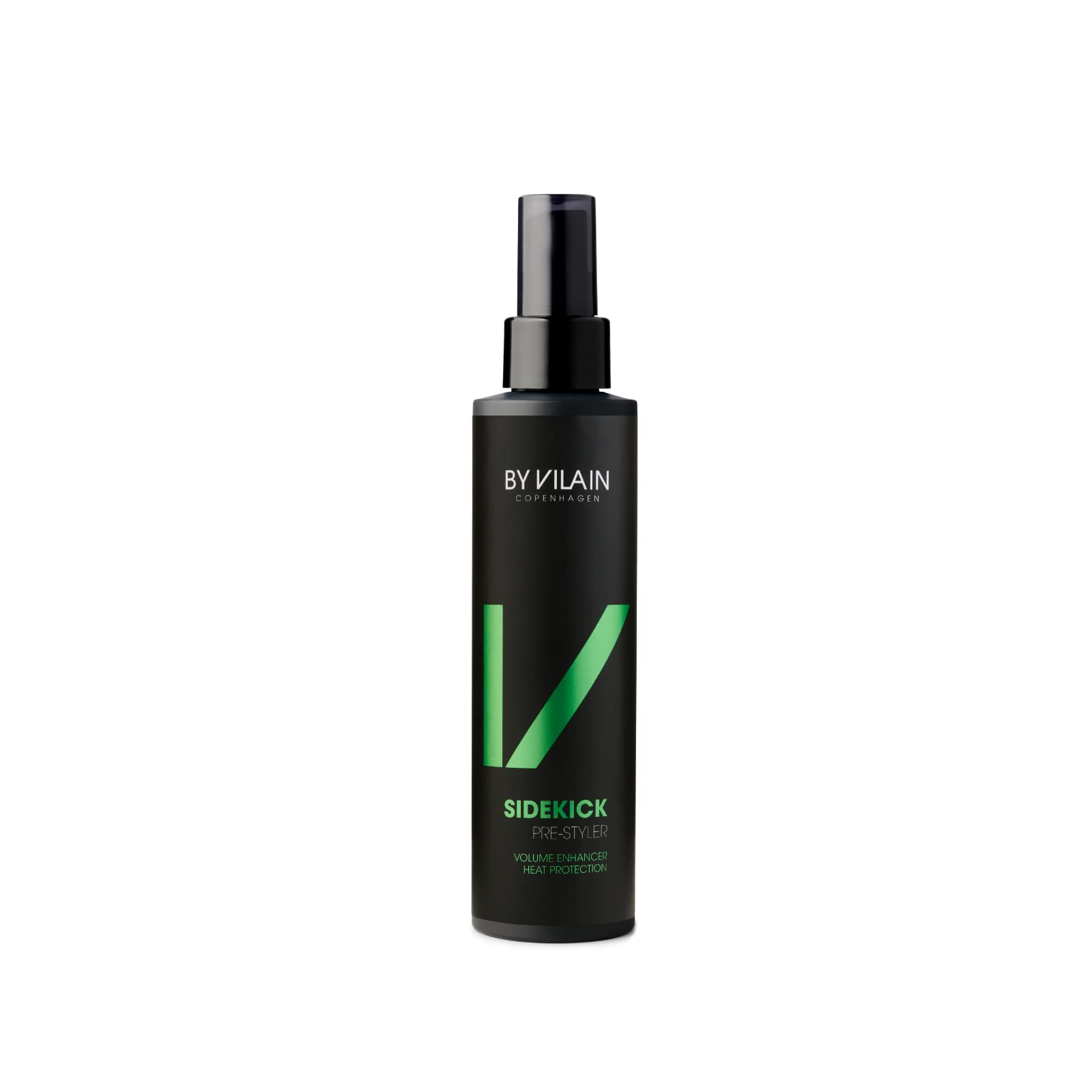 By Vilain Sidekick spray application for effortless volume and long-lasting hold.